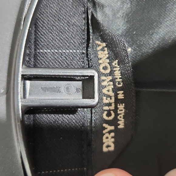 Chaps mens Blazer woolmark suit pinstripe coat 46R pants 38 x 30 100% wool 2pc - Picture 2 of 16